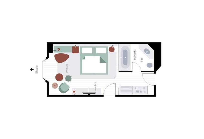 חדר סופריור, Bilderberg Bellevue Hotel Dresden