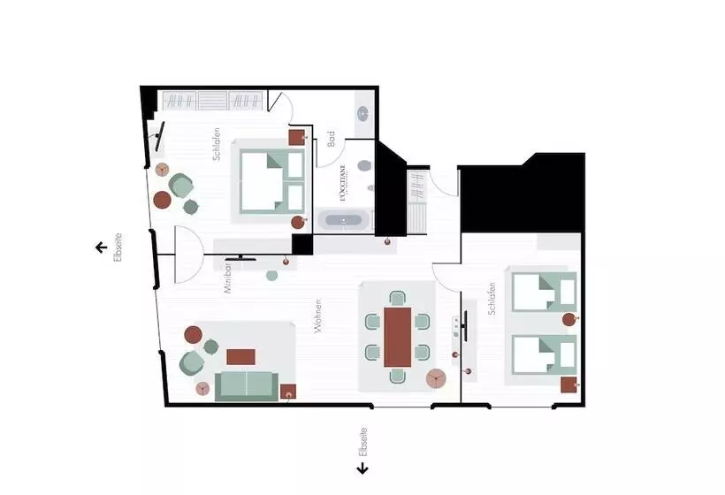 سوئیت خانواده 2 خوابه, Bilderberg Bellevue Hotel Dresden