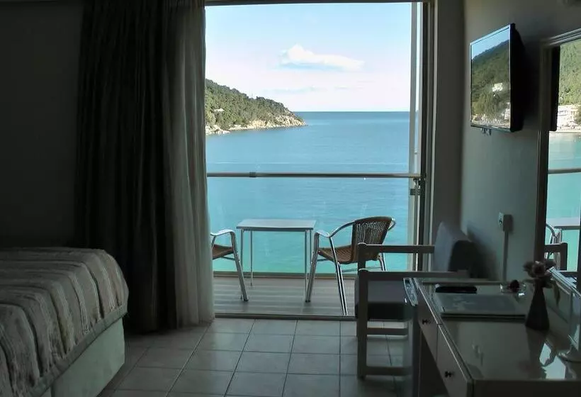 اتاق استاندارد با چشم‌انداز دریا, New Aegli Resort