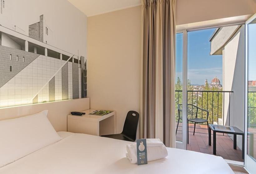 اتاق یک تخته با تراس, B&b Hotel Firenze City Center