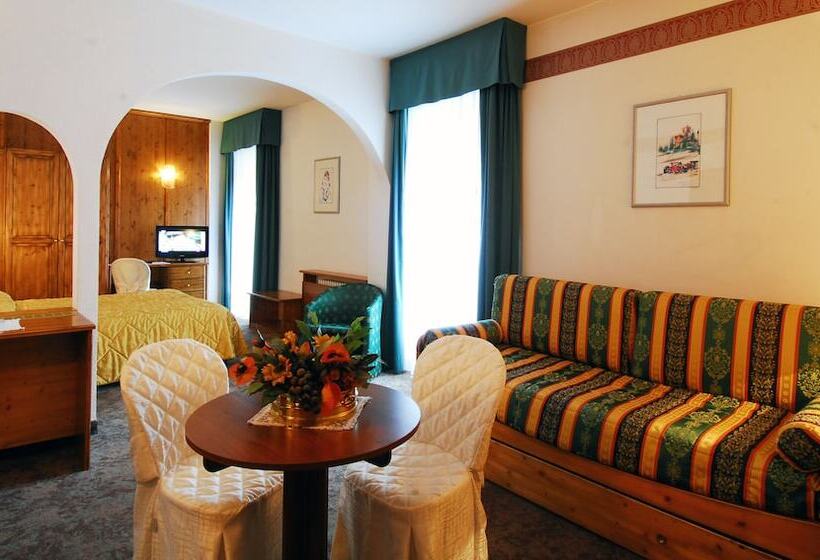 غرفة سوبيريور رباعية, G. Hotel Des Alpes