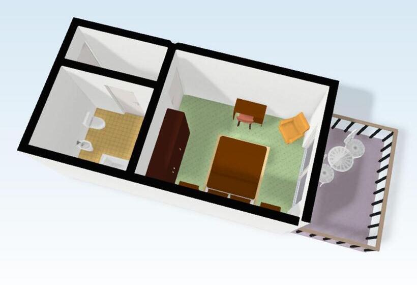 غرفة قياسية مزوَّدة بشُرفة, Grand Hotel Siva   Adults Only