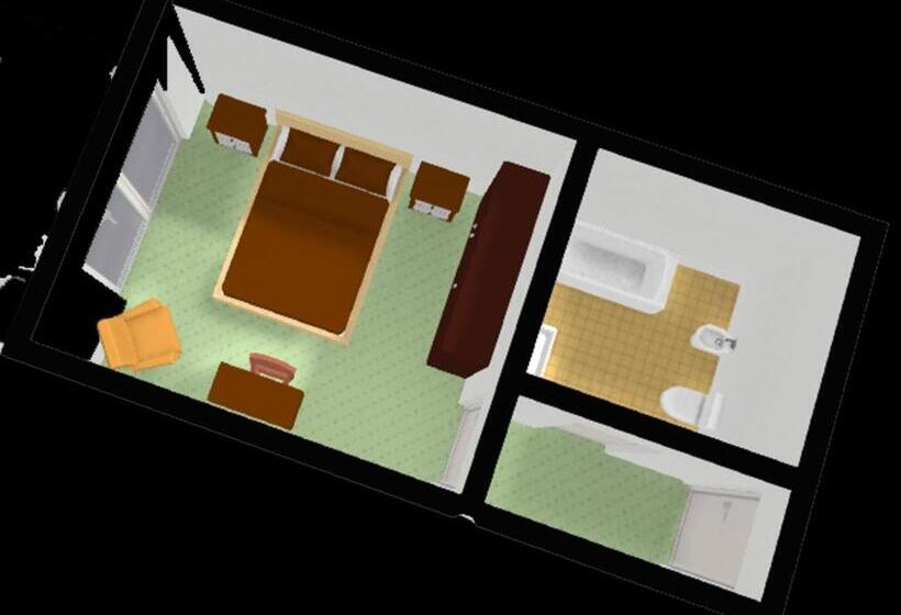 غرفة قياسية مزوَّدة بشُرفة, Grand Hotel Siva   Adults Only