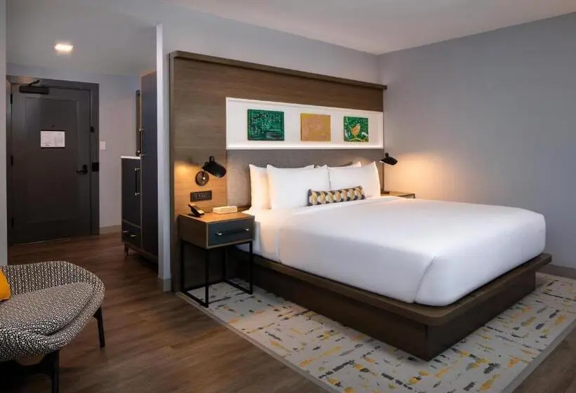 身障者適用キングサイズベッドルーム, Indigo Chattanooga Downtown, An Ihg