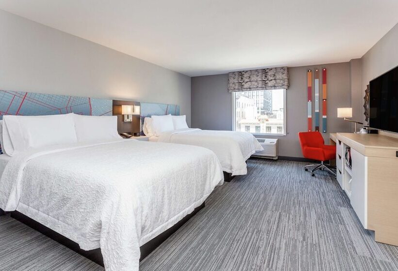 غرفه قياسيه سريرين مزدوجين, Hampton Inn Oakland Downtown City Center