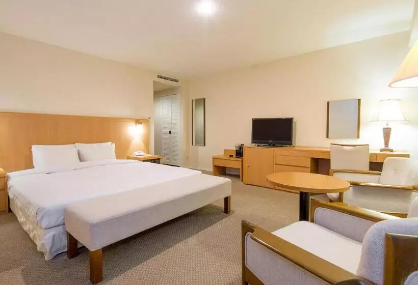 キングサイズベッドのデラックスルーム, Art Hotel Asahikawa