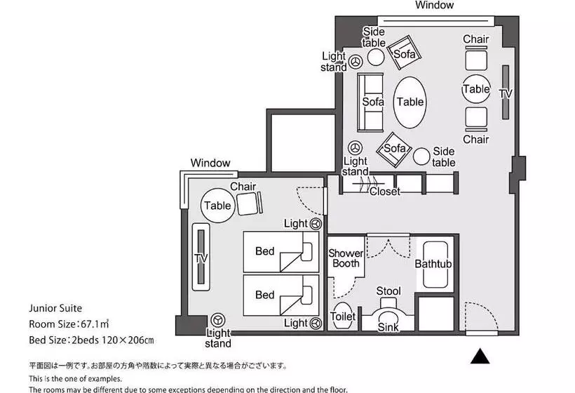 ジュニアスイート, Hankyu International
