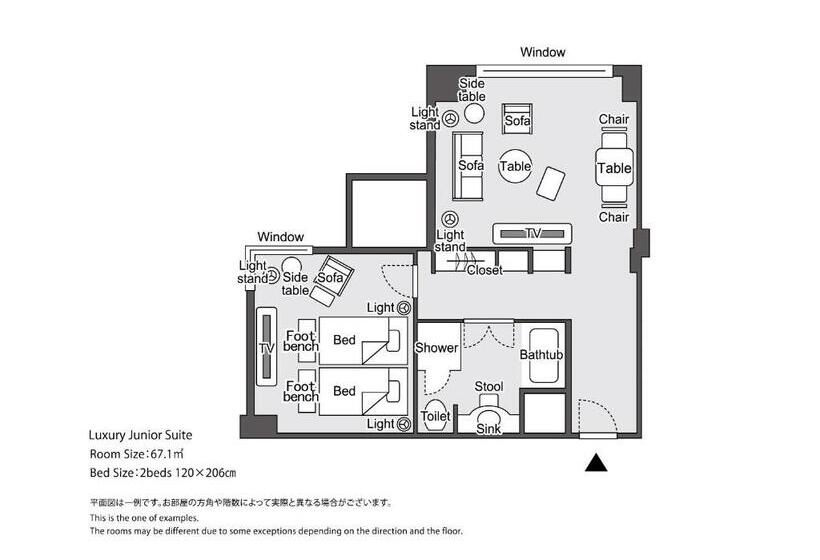 جناح جونيور ديلوكس, Hankyu International