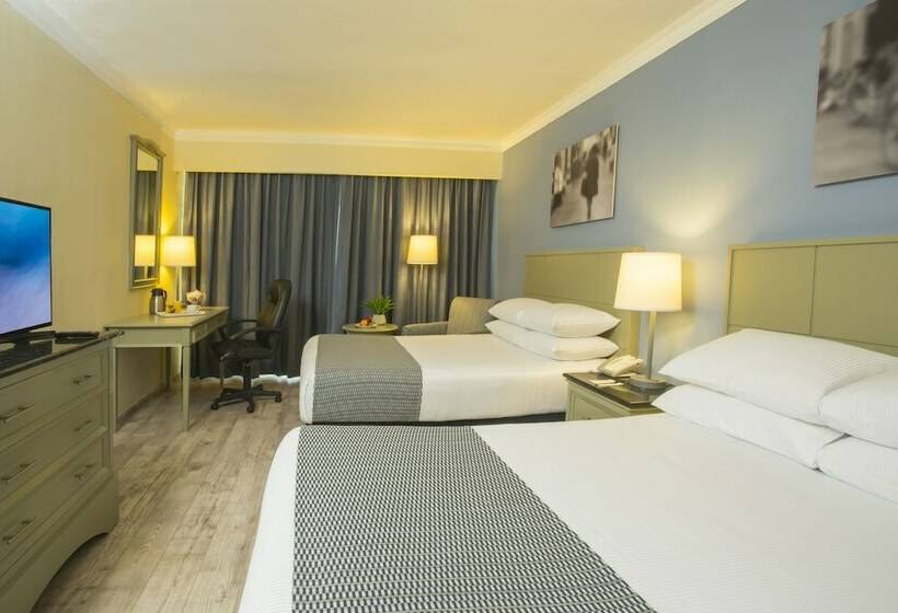 스탠다드 룸 더블 침대 2개, Krystal Urban Ciudad Juarez By Us Consulate