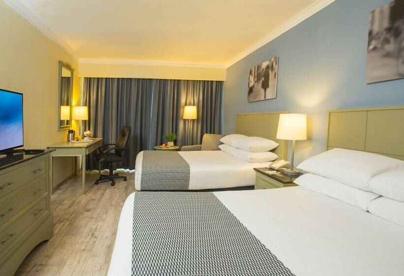 스탠다드 룸 더블 침대 2개, Krystal Urban Ciudad Juarez By Us Consulate