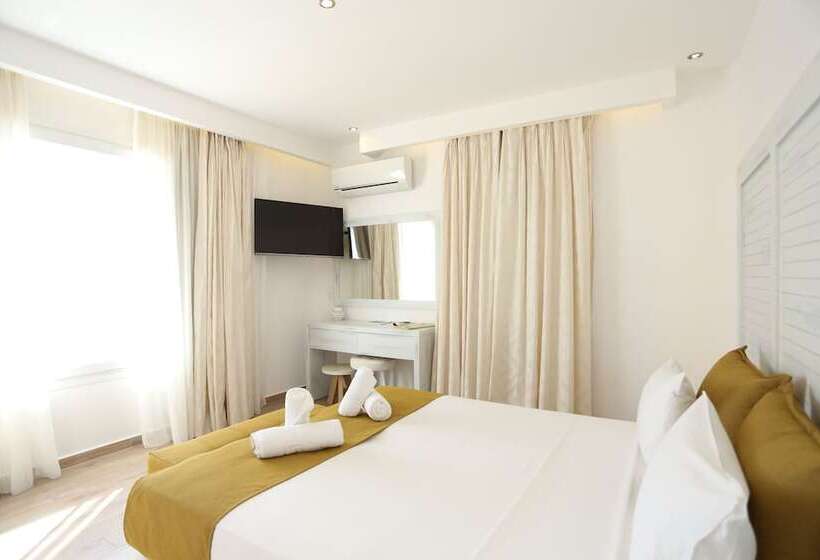 اتاق لوکس با چشم‌انداز دریا, Tropicana Hotel , Suites & Villas Mykonos