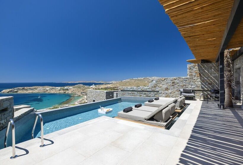 ویلای 1 خوابه با چشم‌انداز دریا, Tropicana Hotel , Suites & Villas Mykonos