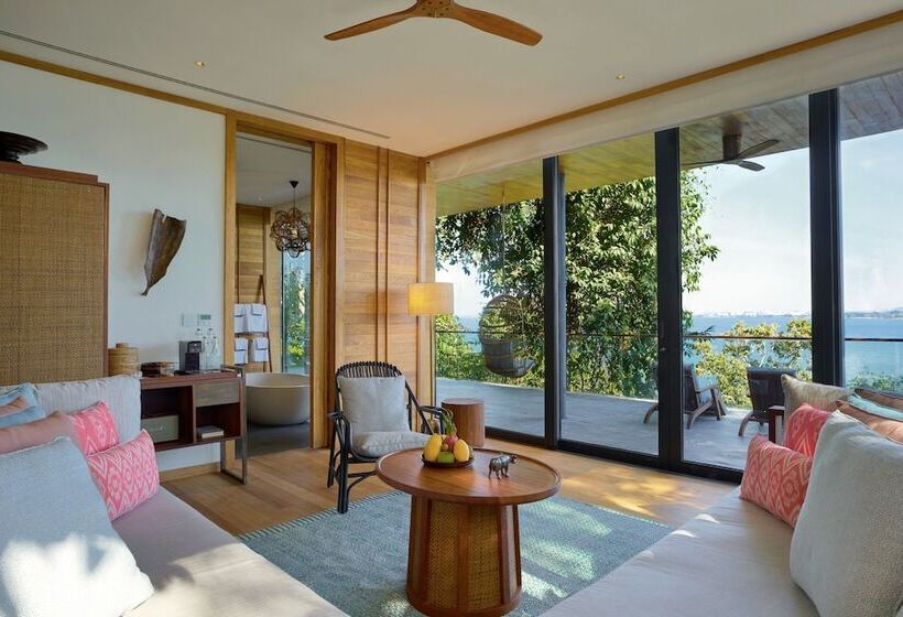 オーシャンビュー2ベッドルームヴィラ, Six Senses Krabey Island