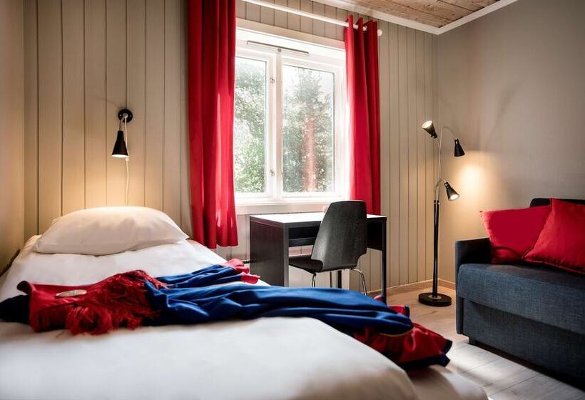 共用浴室的经济型房间, Scandic Karasjok