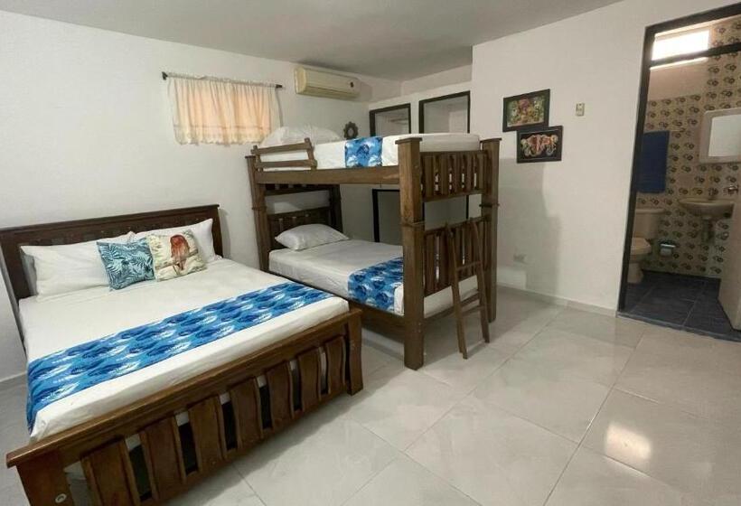 غرفة قياسية رباعية, Mi Casa 18 Guesthouse
