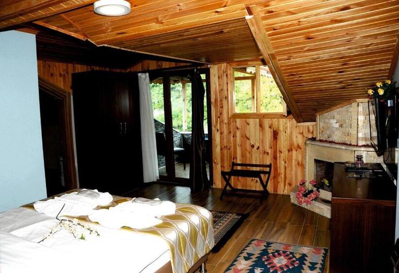 豪华海景房带阳台, Hill River