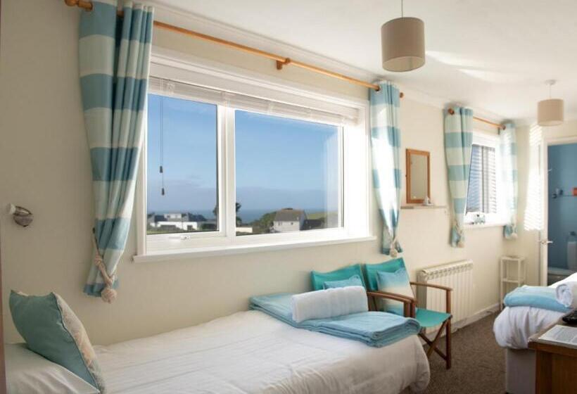 带海景的标准房, Trevarrian Lodge
