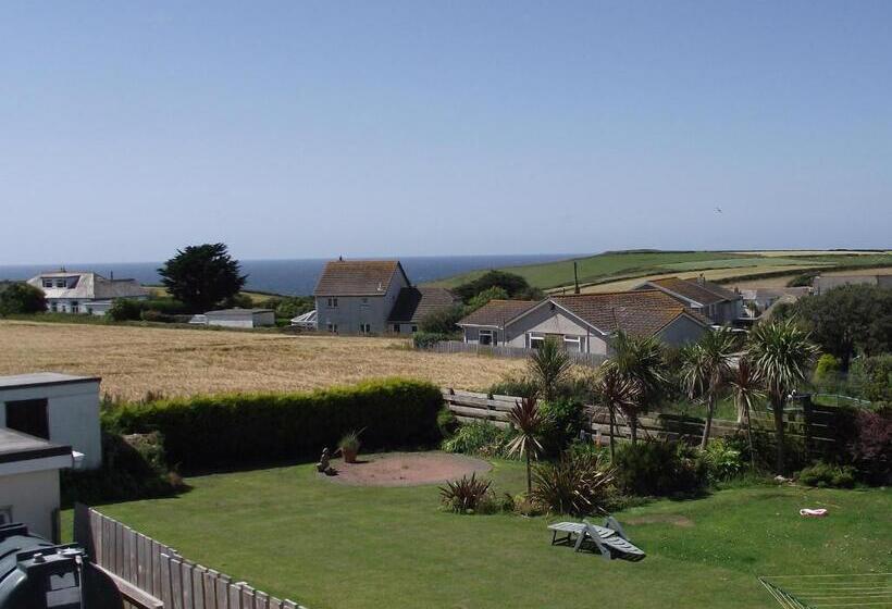 带海景的标准房, Trevarrian Lodge