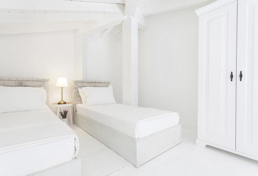 景色の見えるスタンダード４人部屋, Cunda Pur Beyaz