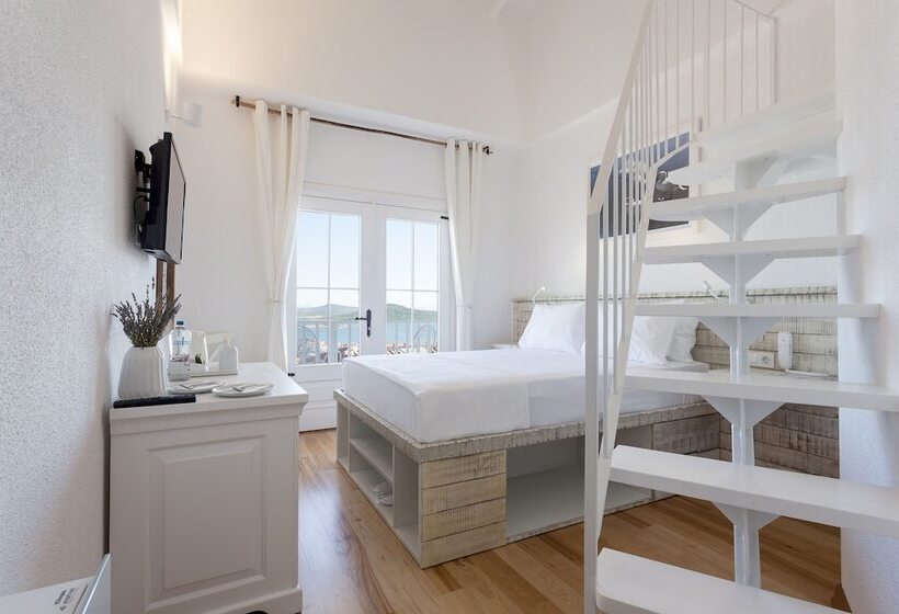 景色の見えるスタンダード４人部屋, Cunda Pur Beyaz