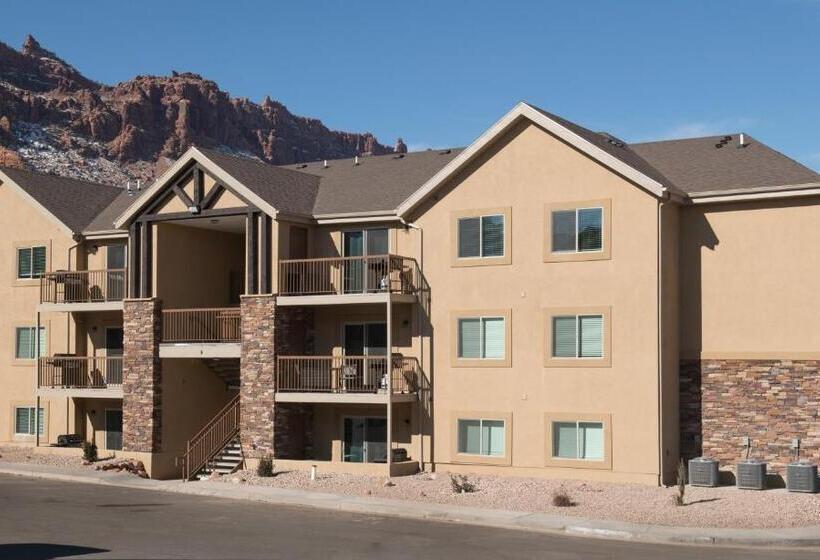 带1个卧室的带阳台的公寓, Moab Redcliff Condos