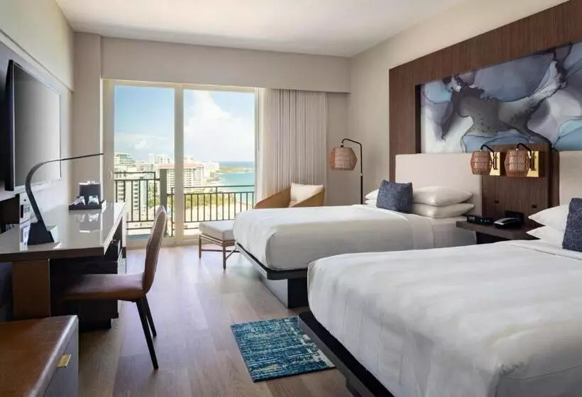 ２ダブルベッドのスタンダードルーム, San Juan Marriott Resort And Stellaris Casino
