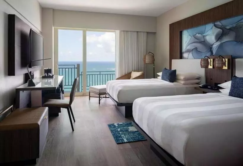 ２ダブルベッドのスタンダードルーム, San Juan Marriott Resort And Stellaris Casino