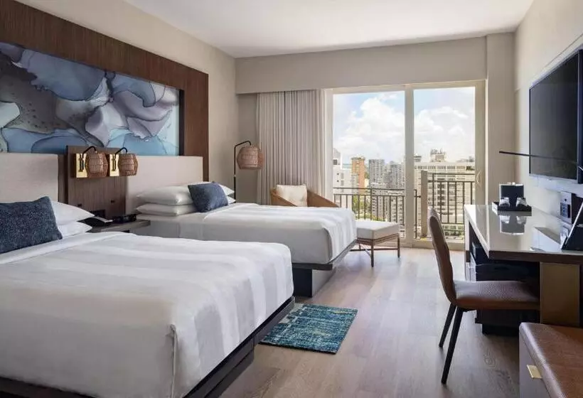 ２ダブルベッドのスタンダードルーム, San Juan Marriott Resort And Stellaris Casino