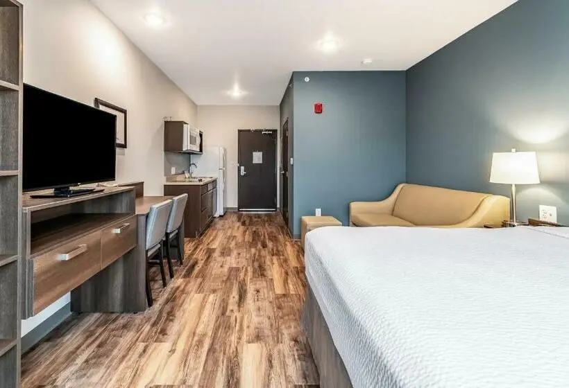 キングサイドベッドのスタンダードワンルーム, Woodspring Suites Indianapolis Zionsville