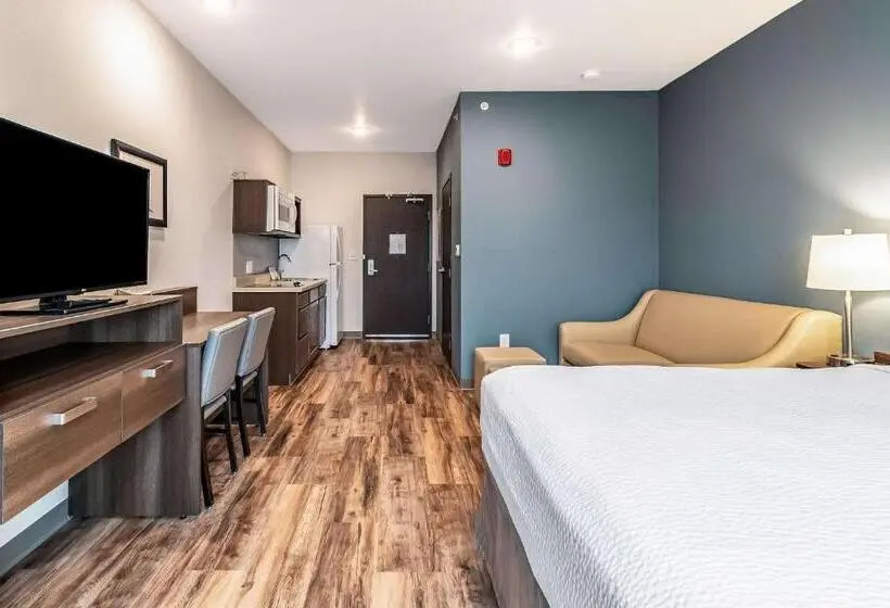 キングサイドベッドのスタンダードワンルーム, Woodspring Suites Indianapolis Zionsville