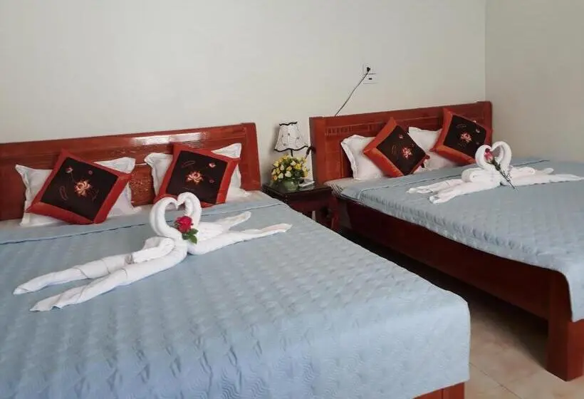 اتاق استاندارد چهارنفره با بالکن, Tam Coc White Swan Homestay