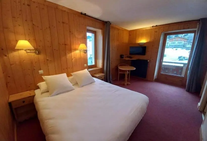 バルコニー付きスタンダードルーム, Chalet Hotel Le Mont Bisanne