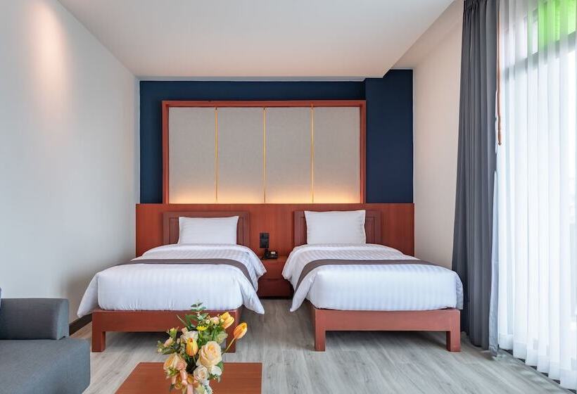 수피리어 룸 가든 전망, Monkham Village Hat Yai