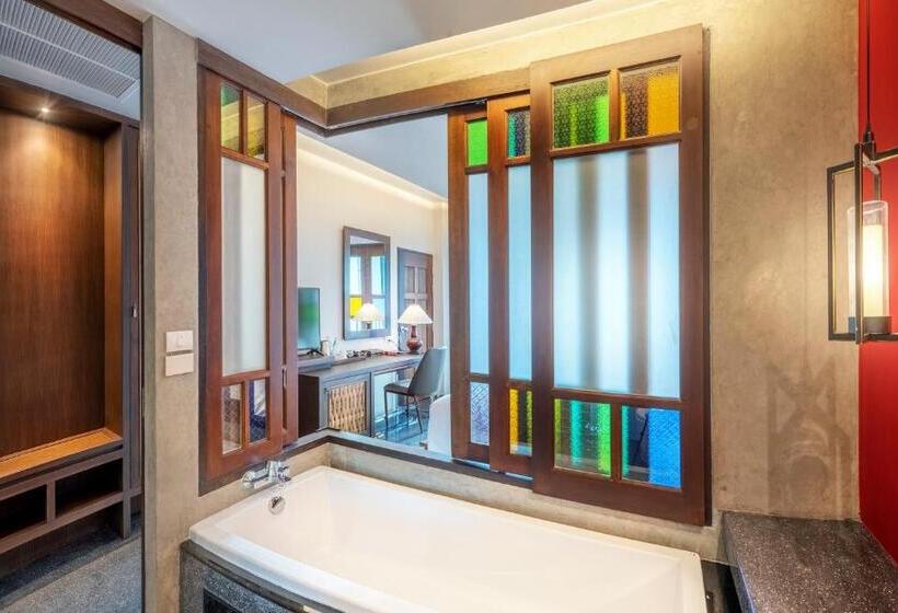 스탠다드 룸 킹사이즈 침대, Monkham Village Hat Yai