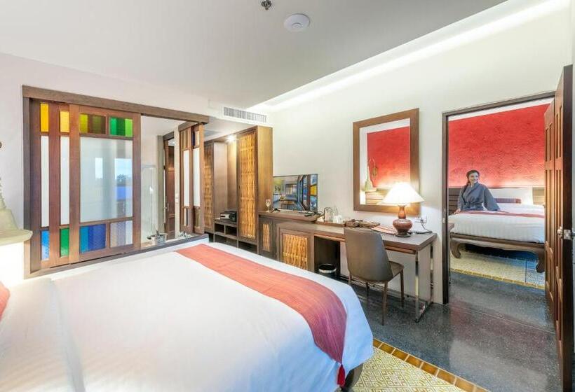 스탠다드 룸 킹사이즈 침대, Monkham Village Hat Yai