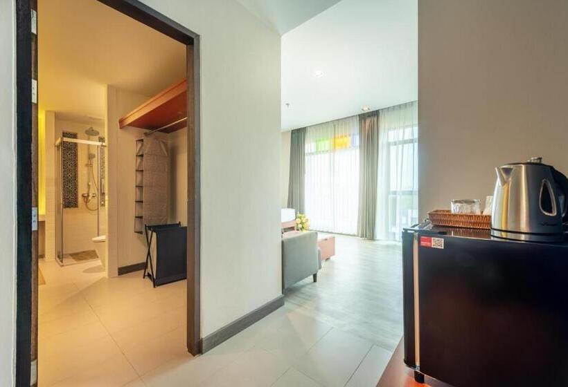 Quarto Superior Vista Jardim, Monkham Village Hat Yai