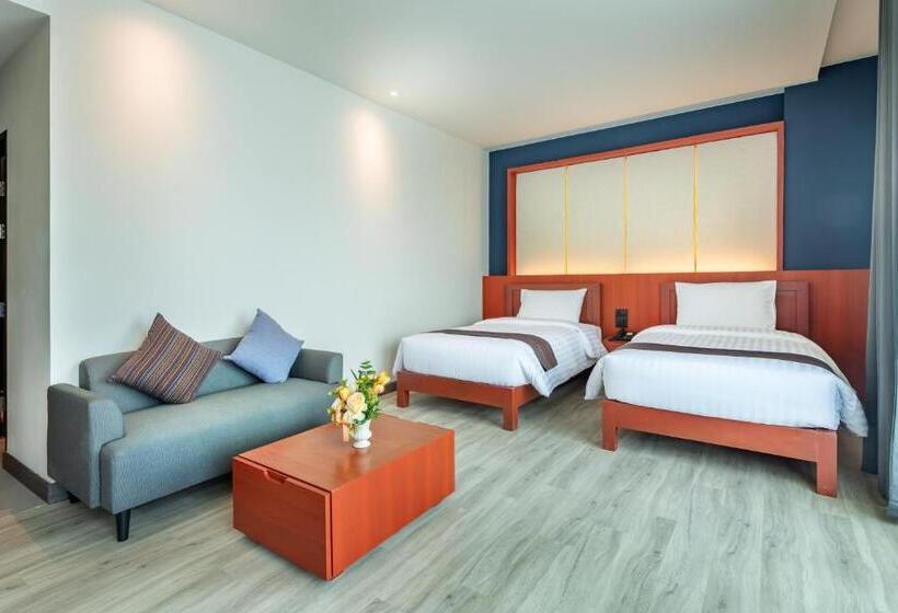 수피리어 룸 가든 전망, Monkham Village Hat Yai