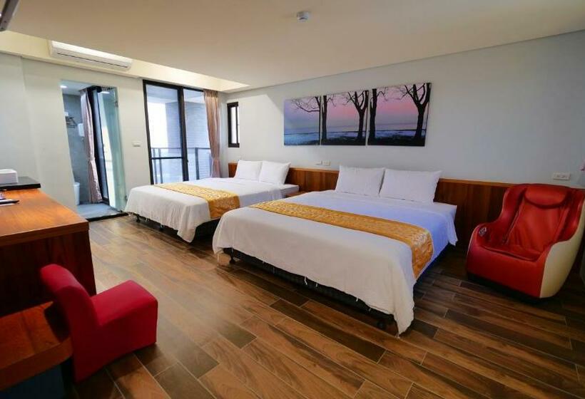 اتاق استاندارد چهارنفره با بالکن, Apause