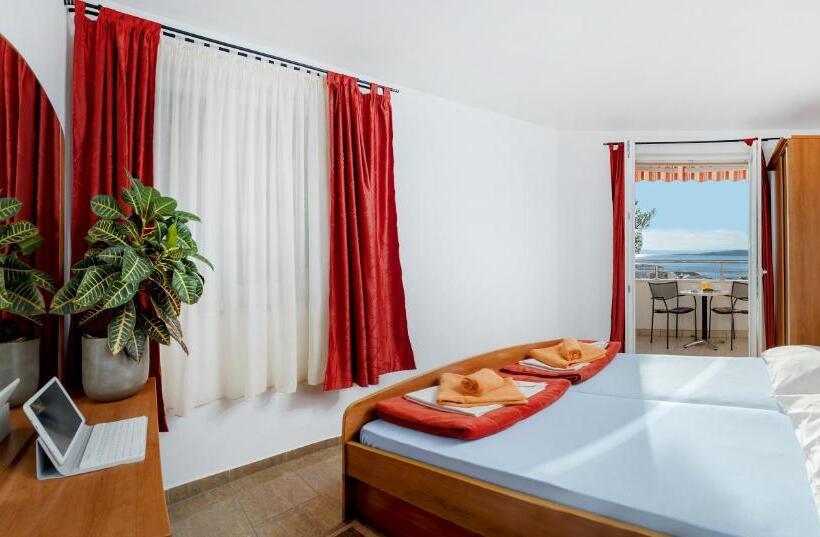 침실 1개 바다 전망 아파트, Apartments Vila Adrijana & Fitness Studio Wolf Bv