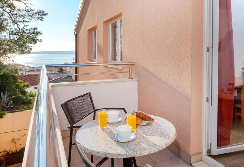 침실 1개 발코니 아파트, Apartments Vila Adrijana & Fitness Studio Wolf Bv