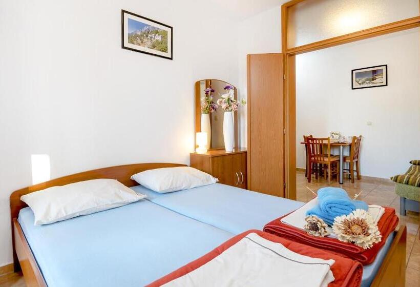 침실 1개 테라스 아파트, Apartments Vila Adrijana & Fitness Studio Wolf Bv
