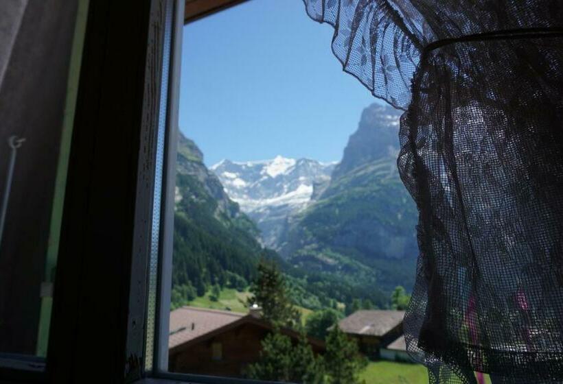 Standaardkamer met Gedeelde Badkamer, Alpenblick