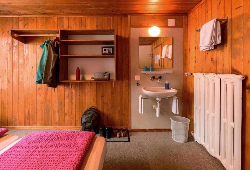 Standaardkamer met Gedeelde Badkamer, Alpenblick