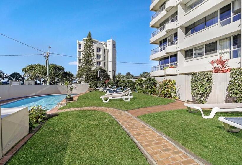 شقة غرفتين مطلة على البحر, Surfers Chalet