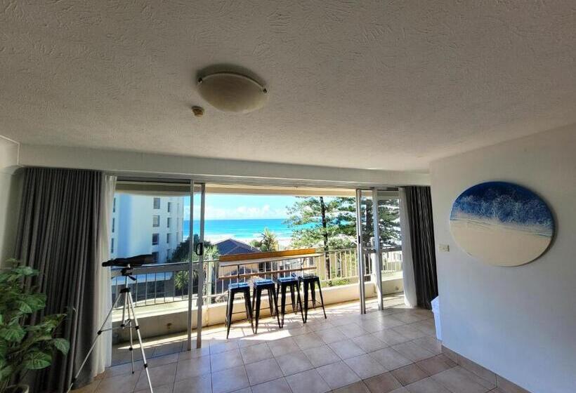 شقة غرفة واحدة مطلة على البحر, Surfers Chalet