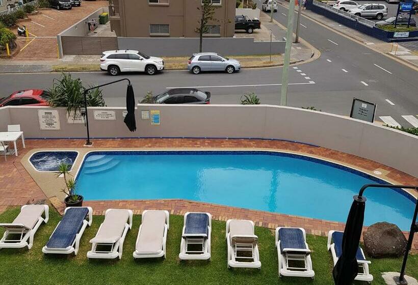 شقة غرفتين مطلة على البحر, Surfers Chalet