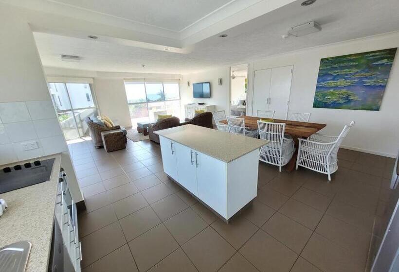 شقة غرفتين مطلة على البحر, Surfers Chalet