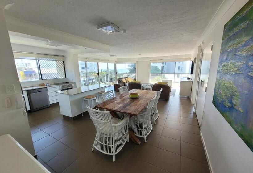 شقة غرفتين مطلة على البحر, Surfers Chalet