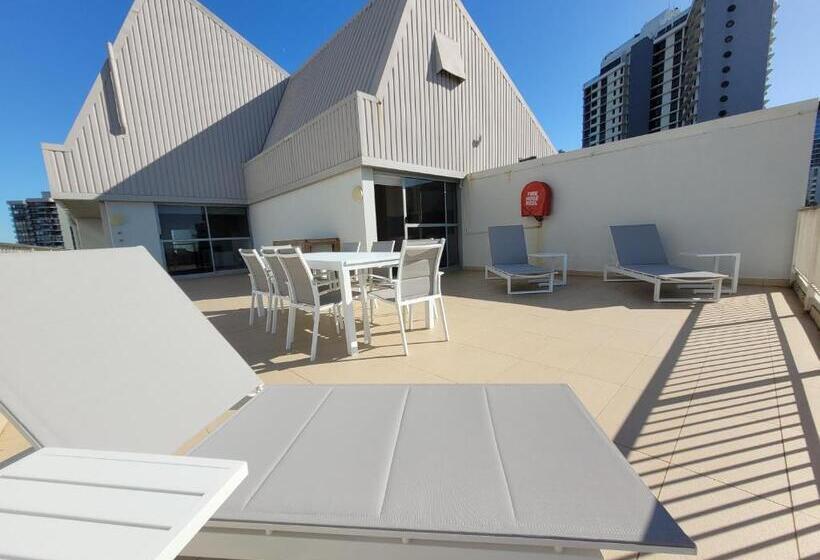 1침실 펜트하우스 아파트, Surfers Chalet