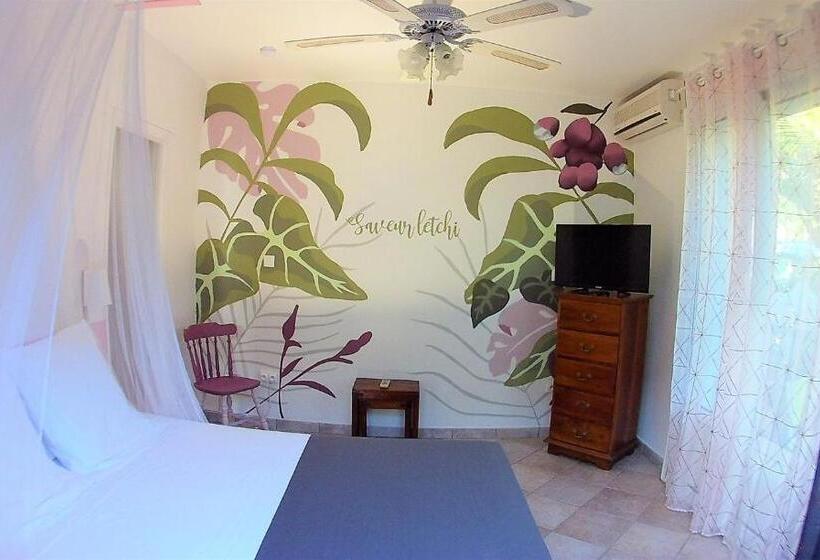 اتاق استاندارد با تراس, Maison D Hôtes Villa Des Mascareignes